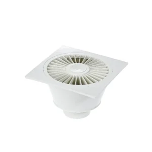 Ralo Sifonado Cônico Quadrado 100x40mm Branco