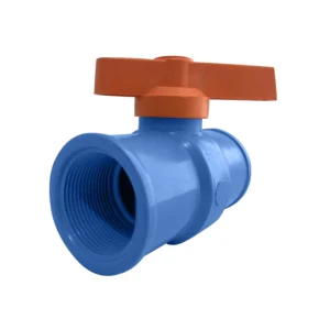 Registro De Esfera Roscável Azul 1.1/2" Irrigação